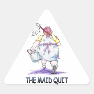 De Maid Quit Sticker