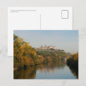 De Main en Marienberg Fortress, Würzburg Briefkaart (Voorkant / Achterkant)