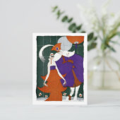 De mainstream bij de Masquerade Ball Briefkaart (Staand voorkant)