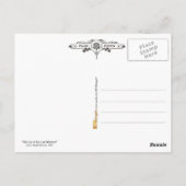De mainstream bij de Masquerade Ball Briefkaart (Achterkant)