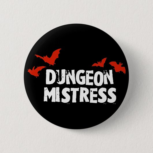 De Maitresse van de kerker Ronde Button 5,7 Cm (Voorkant)