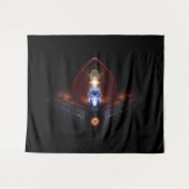 De Majesteit Ooleion Fractal Art Composition Wandkleed (Voorkant (horizontaal))