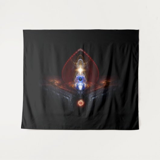 De Majesteit Ooleion Fractal Art Composition Wandkleed (Voorkant (horizontaal))