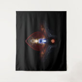 De Majesteit Ooleion Fractal Art Composition Wandkleed (Voorkant)