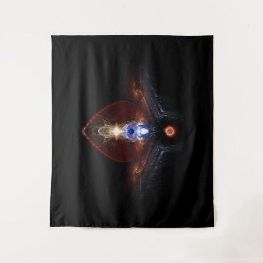 De Majesteit Ooleion Fractal Art Composition Wandkleed (Voorkant)