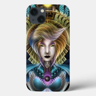 De Majesteit Trilia Fractal Fantasy Portret Case-Mate iPhone Case