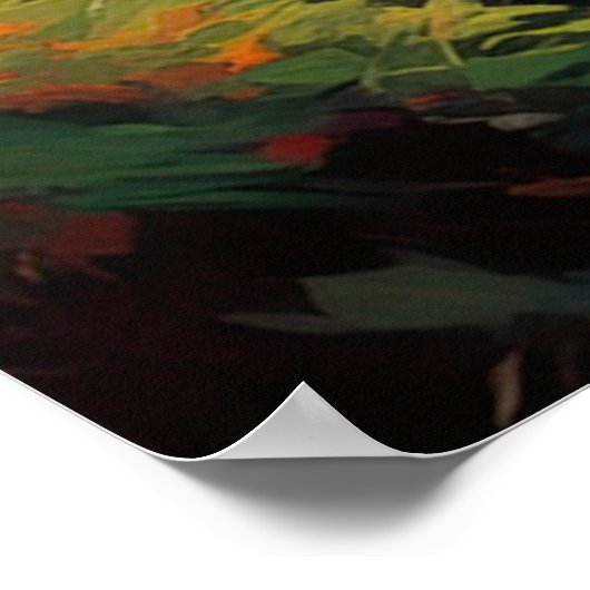 De Majesteit van een Rocky Stream Crossing Poster (Hoek)