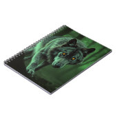 De majesteit van het wild: de alfa in het bos notitieboek (Linkerzijde)