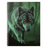 De majesteit van het wild: de alfa in het bos notitieboek (Voorkant)