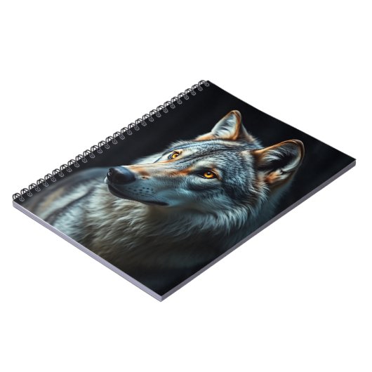 De majesteit van het wild: de alfa in het bos notitieboek (Linkerzijde)