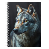 De majesteit van het wild: de alfa in het bos notitieboek (Voorkant)