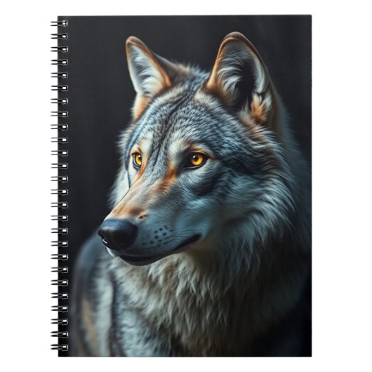 De majesteit van het wild: de alfa in het bos notitieboek (Voorkant)