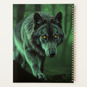 De majesteit van het wild: de alfa in het bos planner (Achterkant)