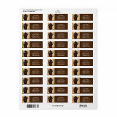 de Majestic Bison - een symbool van macht en vrijh Etiket (Full Sheet)