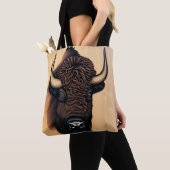 de Majestic Bison - een symbool van macht en vrijh Tote Bag (Dichtbij)