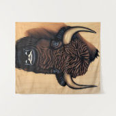 de Majestic Bison - een symbool van macht en vrijh Wandkleed (Voorkant (horizontaal))