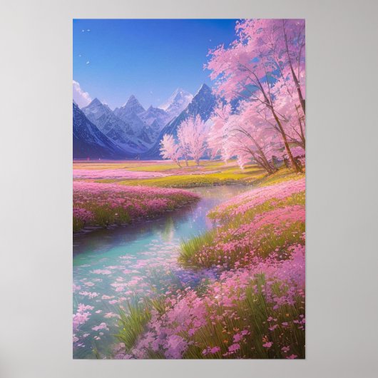 De Majestic Calm van de Delicate Touch van Natuur Poster (Voorkant)