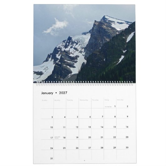 De Majestic Canadian Rockies Kalender (Jan 2027)