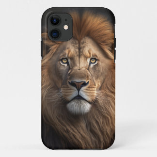 De Majestic Lion King van het Oerwoud Case-Mate iPhone Case