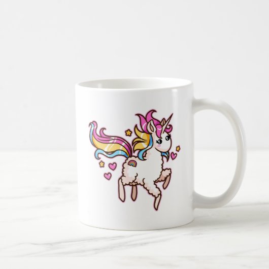 De Majestic Llamacorn Koffiemok (Rechts)