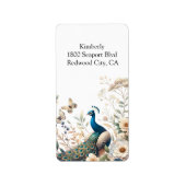 De Majestic Peacock Etiket (Voorkant)