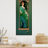 De Majestic Peacock van Élisabeth Sonrel Old Maste Poster (Keuken)