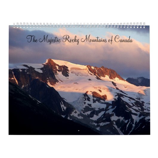 De Majestic Rocky Mountains of Canada Calendar Kalender (Hoes)