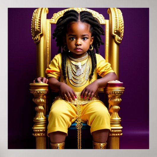 De Majestic Young King Poster (Voorkant)