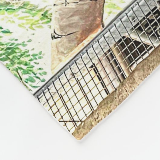 DE MAJESTISCHE MOUNTAIN GORILLA FLEECE DEKEN (Hoek)