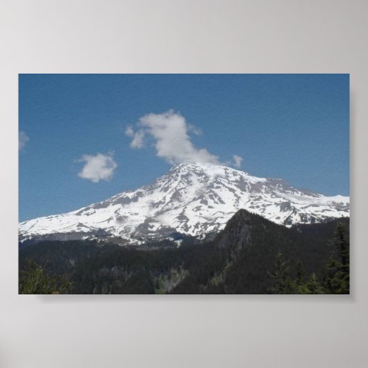 DE MAJESTISCHE MT. RAINIER POSTER (Voorkant)