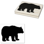 De majestueuze Beer silhouet stempel (Gestempeld)