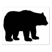 De majestueuze Beer silhouet stempel (Afrduk)