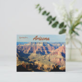 De majestueuze Grand Canyon van Arizona Briefkaart (Staand voorkant)