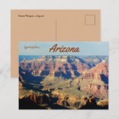 De majestueuze Grand Canyon van Arizona Briefkaart (Voorkant / Achterkant)