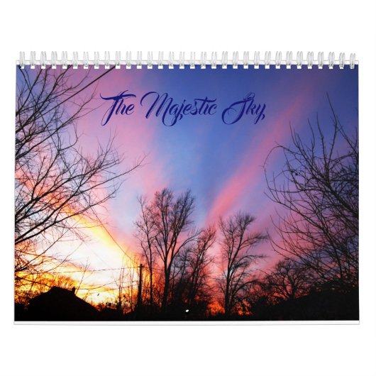 De majestueuze lucht kalender (Hoes)