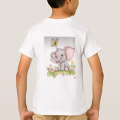 De majestueuze olifant: symbool van kracht en wijs t-shirt (Achterkant)