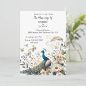 De Majestueuze Pauw Kaart (Staand voorkant)