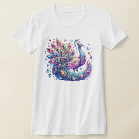 De Majestueuze Pauw T-shirt (Laagn)