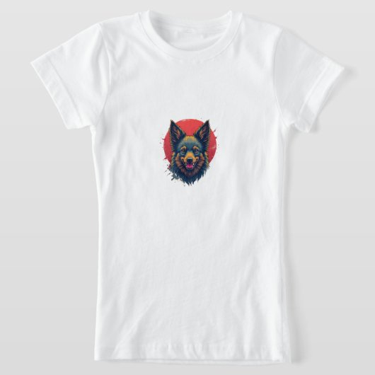 De majestueuze wolf: beschermer van het wild t-shirt (Laagn)