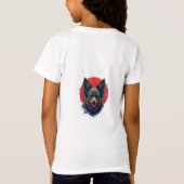 De majestueuze wolf: beschermer van het wild t-shirt (Achterkant)