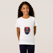 De majestueuze wolf: beschermer van het wild t-shirt (Voorkant volledig)