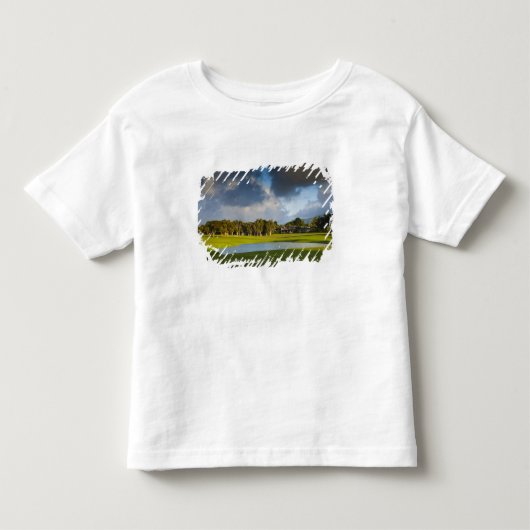 De Makai-golfbaan in Princeville Kinder Shirts (Voorkant)