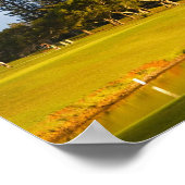De Makai-golfbaan in Princeville Poster (Hoek)