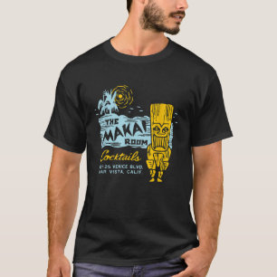 De Makai Room Los Angeles CA  Tiki Bar Fun T-shirt