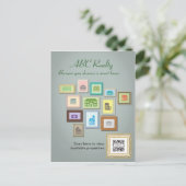 De Makelaardij van ABC van de Sjabloon van het Briefkaart (Staand voorkant)