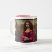 'De makeover' Tweekleurige Koffiemok (Voorkant links)