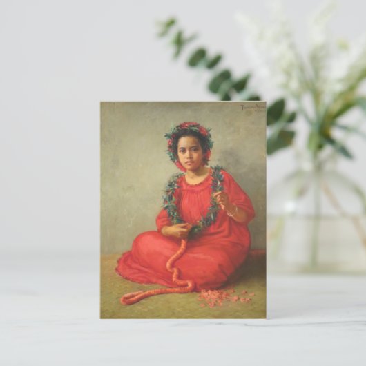 De "maker Lei" - Theodorus II Wores Briefkaart (Staand voorkant)