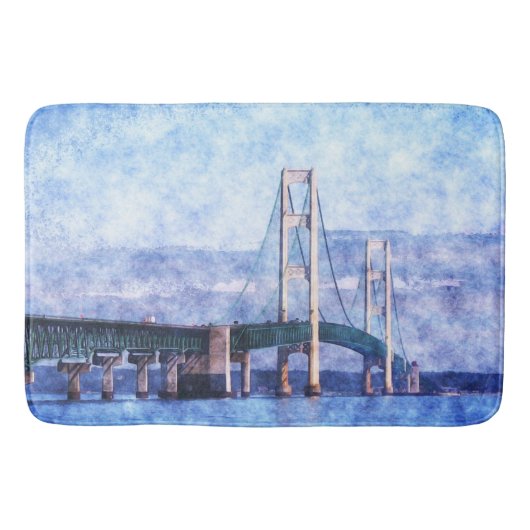 De makreelbrug badmat (Voorkant)