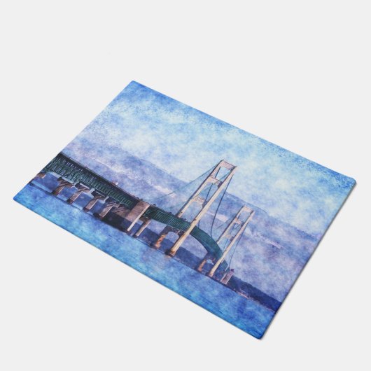 De makreelbrug deurmat (Schuin)