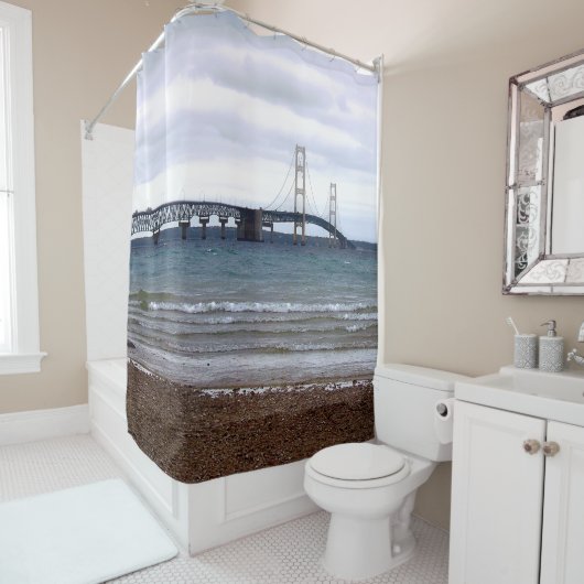 De makreelbrug douchegordijn (In situ)